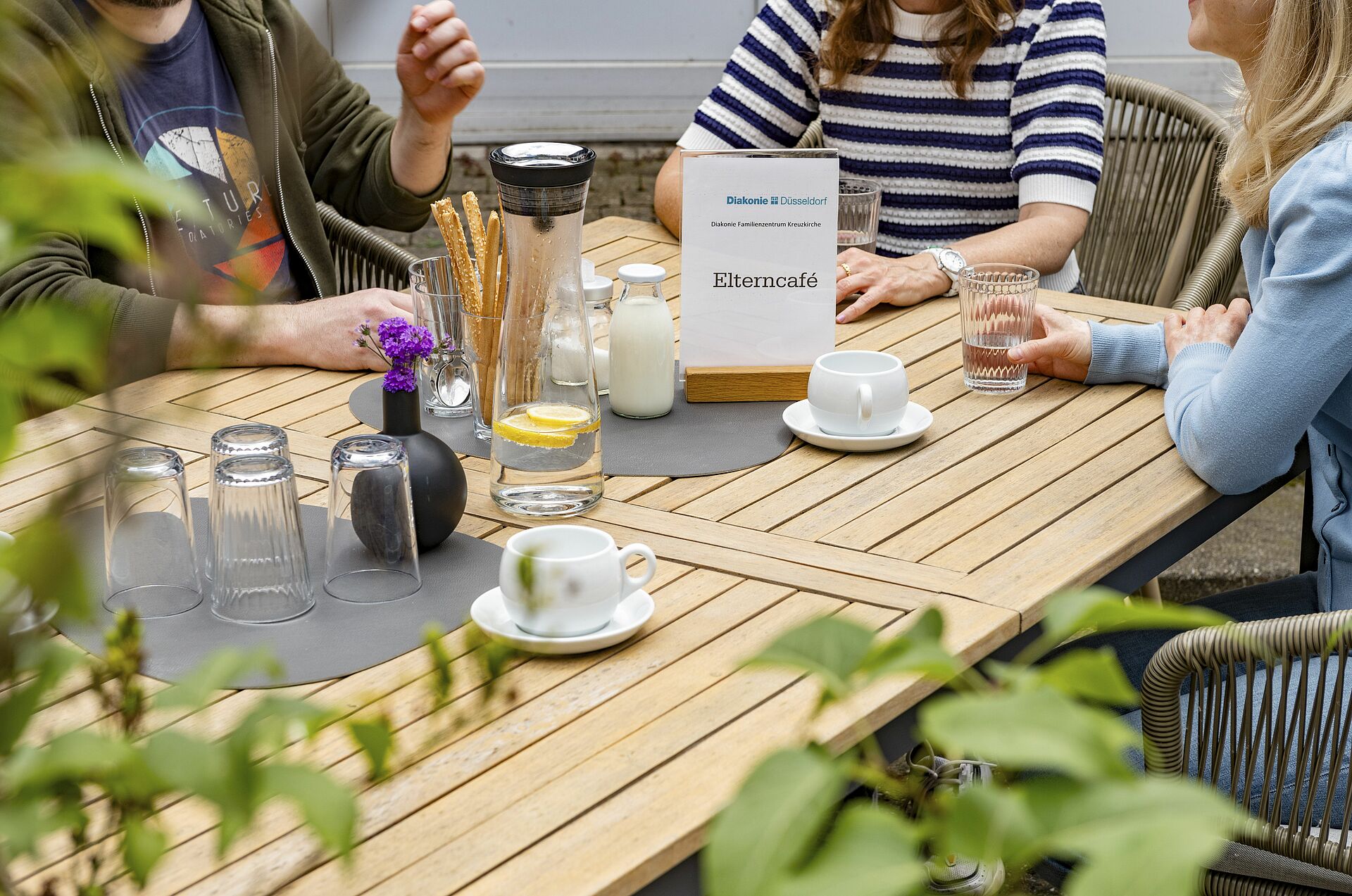 Elterncafé im Innenhof